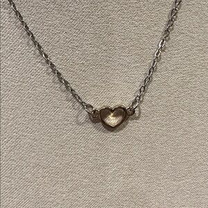 Harriet Ave Jewels Silver Heart Necklace